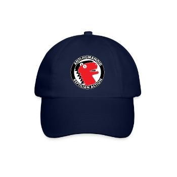 Anti-Humanoid Reptilian-Action - Baseballkappe - Blau/Blau - Vorne