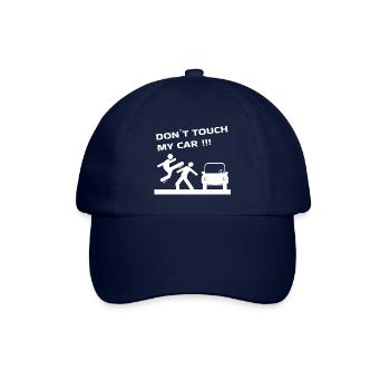 Auto CAR DON'T TOUCH MY CAR - Baseballkappe - Blau/Blau - Vorne
