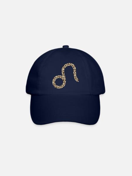 Sternzeichen Löwe - Baseballkappe - Blau/Blau