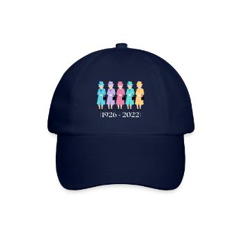 Queen Elizabeth 2 Erinnerung - Baseballkappe - Blau/Blau - Vorne