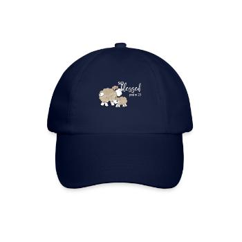 Christian Design So gesegneter Psalm 23 - Baseballkappe - Blau/Blau - Vorne