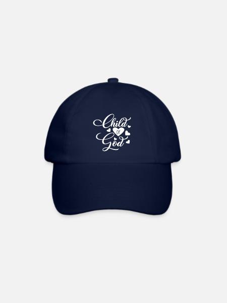 Christian Design Kind Gottes - Baseballkappe - Blau/Blau