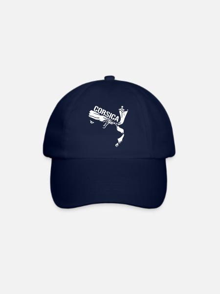 Korsischer Kopf - Baseballkappe - Blau/Blau