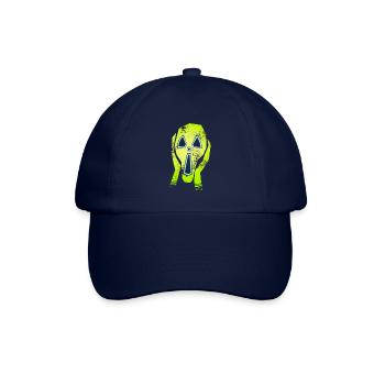 Gesicht der radioaktiven Angst Neon-Stil - Baseballkappe - Blau/Blau - Vorne