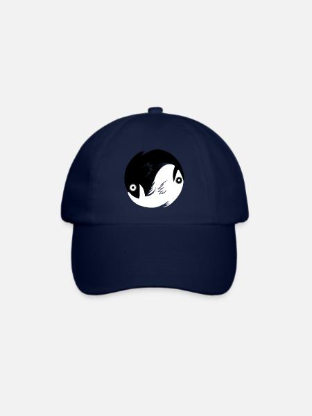 Ying-Yang Fische - Baseballkappe - Blau/Blau