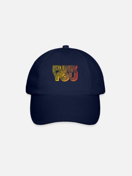 Funk you - Baseballkappe - Blau/Blau