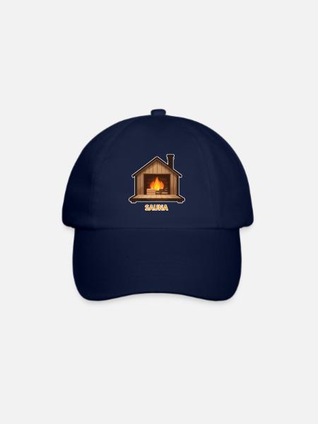 Sauna - Baseballkappe - Blau/Blau