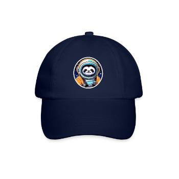 Faultier Astronaut Illustration - Baseballkappe - Blau/Blau - Vorne