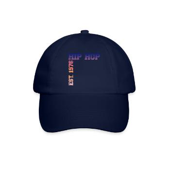 Hip Hop Est. 1976 - Baseballkappe - Blau/Blau - Vorne