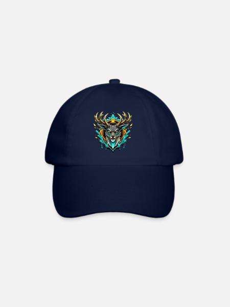 old deer - Baseballkappe - Blau/Blau