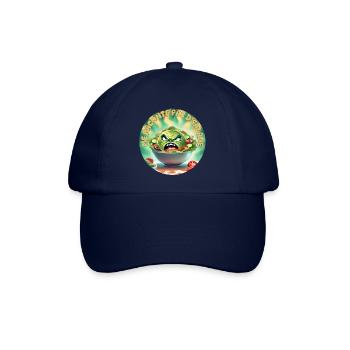 Sag mir, kein Salat - Baseballkappe - Blau/Blau - Vorne