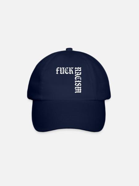 Fuck Racism - Baseballkappe - Blau/Blau