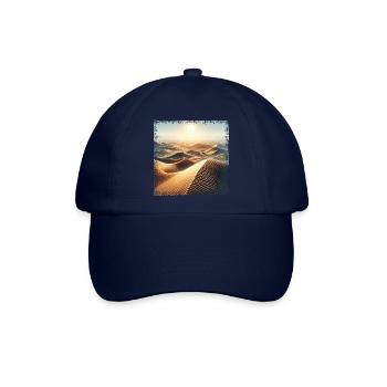 Sahara Wüste Sonnenuntergang - Baseballkappe - Blau/Blau - Vorne