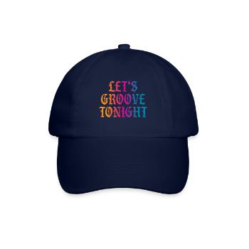 Let's groove tonight - Baseballkappe - Blau/Blau - Vorne