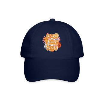 Nur gute Stimmung - Baseballkappe - Blau/Blau - Vorne