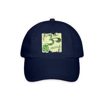 om mit ganesha e 35 - Baseballkappe - Blau/Blau - Vorne