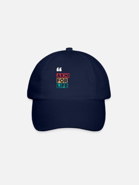 Akhi for Life - Baseballkappe - Blau/Blau