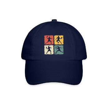 Tischtennis retro tischtennisspieler - Baseballkappe - Blau/Blau - Vorne