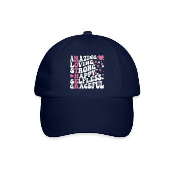 Die beste Mutter aller Zeiten - Baseballkappe - Blau/Blau - Vorne