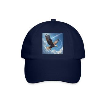 Krafttier Adler Majestätisch - Baseballkappe - Blau/Blau - Vorne