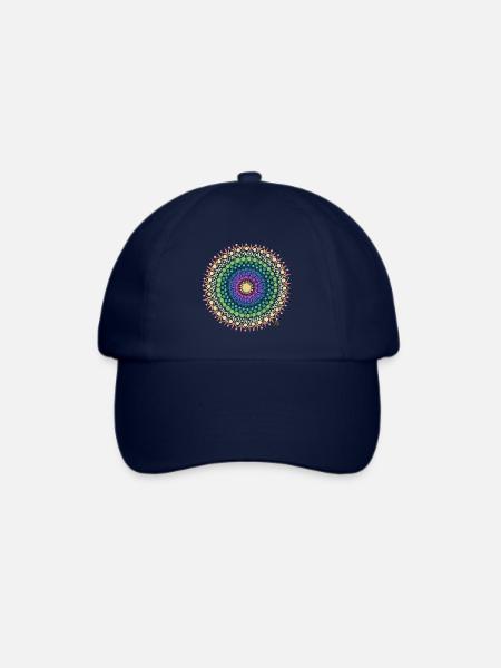 Mandala Sonnenschein - Baseballkappe - Blau/Blau