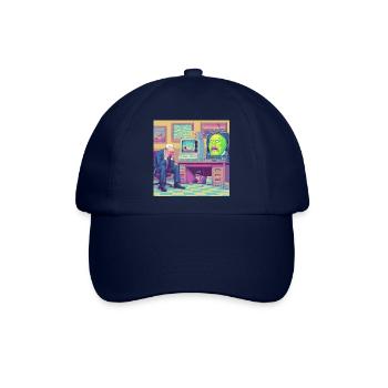 Level 99: Real Life ist mein Endgegner - Baseballkappe - Blau/Blau - Vorne