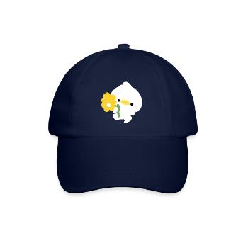 Romantische Ente - Baseballkappe - Blau/Blau - Vorne