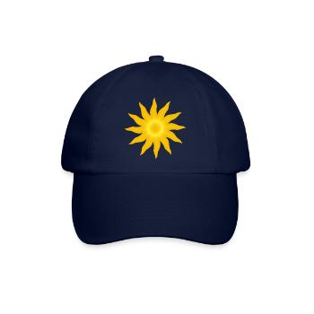 Boho Sonne - Baseballkappe - Blau/Blau - Vorne