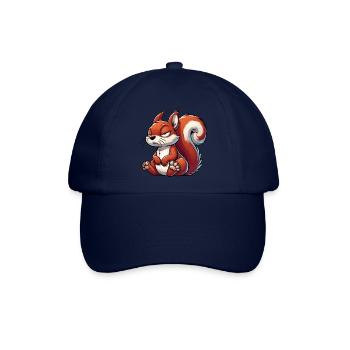 Eichhörnchen Eichhorn Eichhörnchenliebhaber Nager - Baseballkappe - Blau/Blau - Vorne