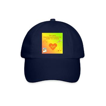 Krankenschwester im Urlaub Humor - Baseballkappe - Blau/Blau - Vorne
