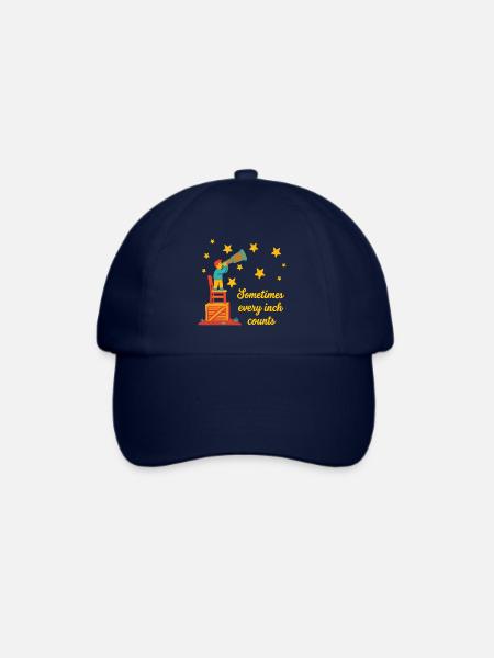 Sometimes Every Inch Counts - Baseballkappe - Blau/Blau