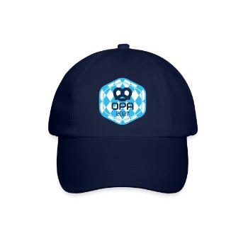 Bayerischer Opa 2027 - Baseballkappe - Blau/Blau - Vorne