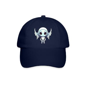 Alien Erzengel - Außerirdisches Design mit Flügeln - Baseballkappe - Blau/Blau - Vorne