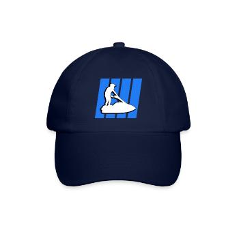 jet ski - Baseballkappe - Blau/Blau - Vorne