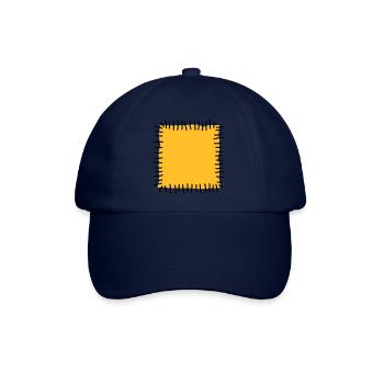 Flicken Reparatur Patchwork Stoff Nähen Naht Nadel - Baseballkappe - Blau/Blau - Vorne