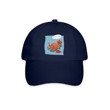 Bedienung! - Baseballkappe - Blau/Blau - Vorne