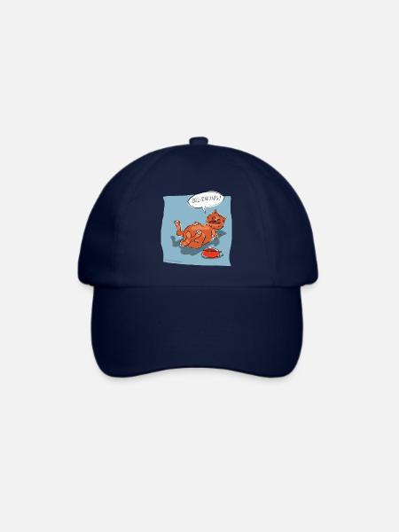 Bedienung! - Baseballkappe - Blau/Blau