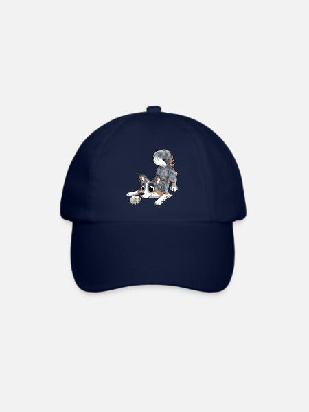 Die süßeste Grenze - Baseballkappe - Blau/Blau