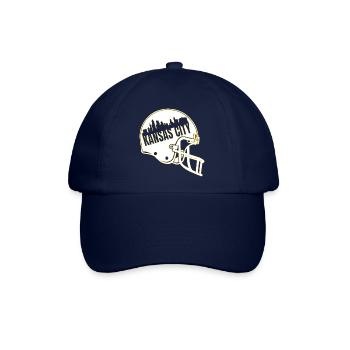 Kansas City Football Touchdown KC retro - Baseballkappe - Blau/Blau - Vorne