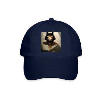 Katze - Engel - Transformation - Baseballkappe - Blau/Blau - Vorne