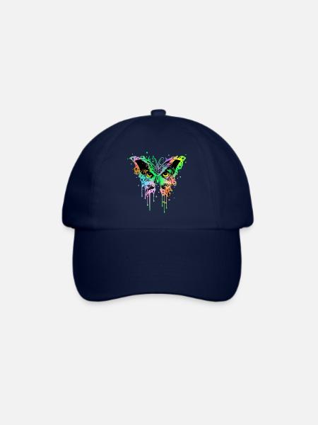 Eulenschmetterling 1 - Baseballkappe - Blau/Blau