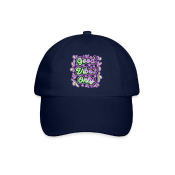 Good Vibes Only 2 - Baseballkappe - Blau/Blau - Vorne