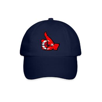 Türkei Flagge alles klar Symbol used - Baseballkappe - Blau/Blau - Vorne
