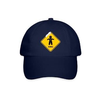 Wildwechsel "Pfefferkuchenmann" mit Schneekuppe - Baseballkappe - Blau/Blau - Vorne