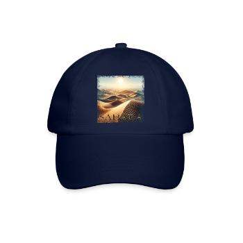 wüste sahara ägypten sahara marokko grunge - Baseballkappe - Blau/Blau - Vorne