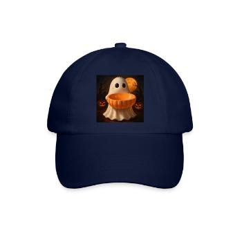 Grusel Halloween Geist Geschenk - Baseballkappe - Blau/Blau - Vorne