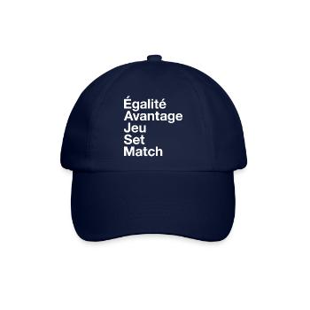 French Tennis - Baseballkappe - Blau/Blau - Vorne