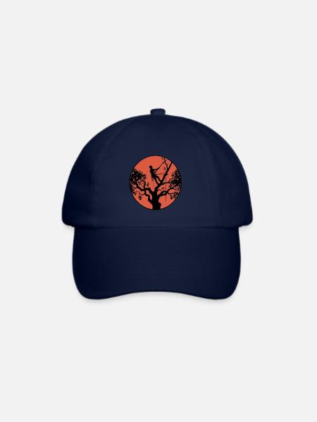 Baumpfleger Sonnenuntergang - Baseballkappe - Blau/Blau