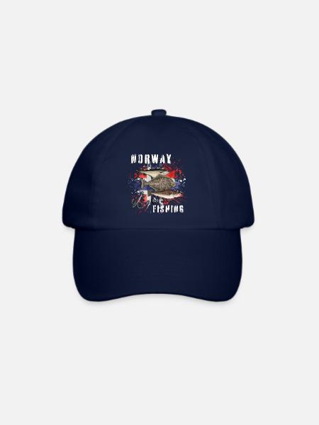 Norway Fishing - Norwegen Angeln - Baseballkappe - Blau/Blau