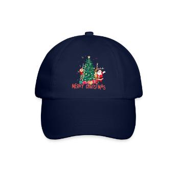 Christmas tree - Baseballkappe - Blau/Blau - Vorne